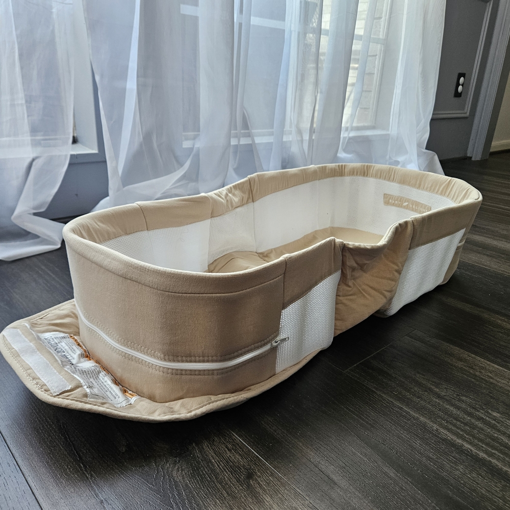 Portable Baby Lounger in Tan